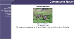 Desktop Screenshot of cumberlandtrailer.com
